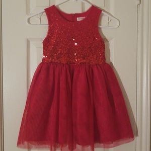 Red sparkly dress